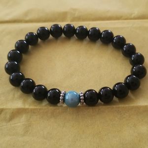 Blank onyx agate miracle bead bracelet